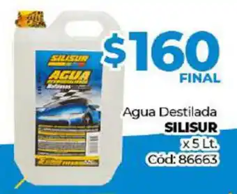 Diarco Silisur Agua Destilada x 5Lt oferta