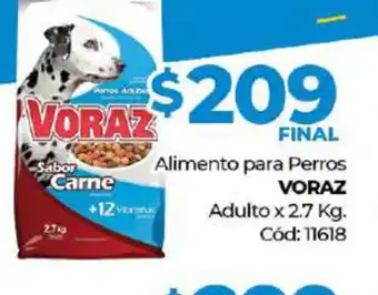 Diarco Voraz Alimento para Perros Adulto x 2.7kg oferta