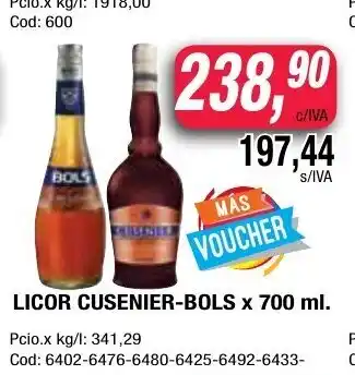Maxiconsumo Licor Cusenier-Bols x 700ml oferta