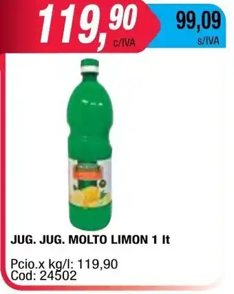 Maxiconsumo Molto Limon Jug-Jug 1Lt oferta