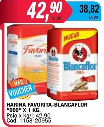 Maxiconsumo Blancaflor Harina Favorita 000 x 1kg oferta