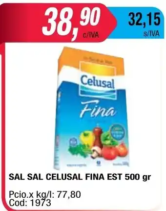 Maxiconsumo Sal Celusal Sal Fina Est 500gr oferta