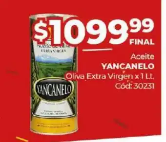 Diarco Yancanelo Aceite Oliva Extra Virgen x 1Lt. oferta