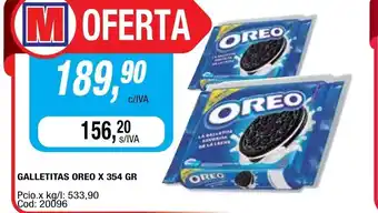 Maxiconsumo Oreo Galletitas x 354gr oferta