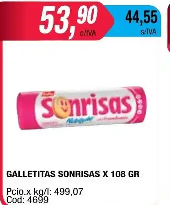 Sonrisas Galletitas x 108gr