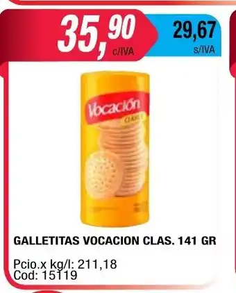 Maxiconsumo Vocacion Galletitas Clas 141gr oferta