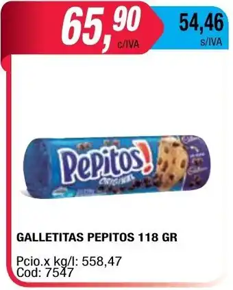 Maxiconsumo Pepitos Galletitas x 118gr oferta