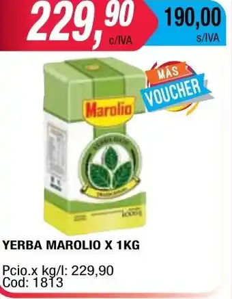 Maxiconsumo Marolio Yerba x 1kg oferta