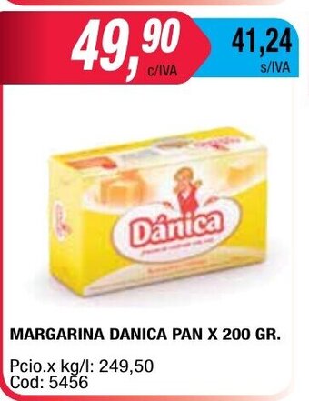 Maxiconsumo Danica Margarina Pan x 200gr oferta