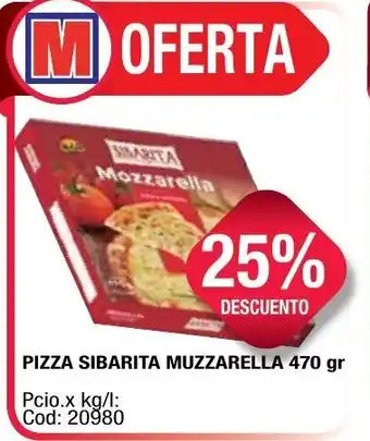 Maxiconsumo Muzzarella Pizza Sibarita 470gr oferta