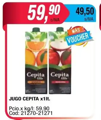 Maxiconsumo Cepita Jugo x1lt. oferta