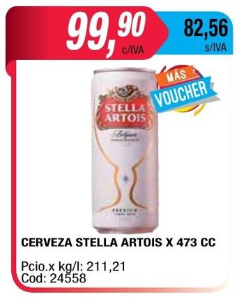 Maxiconsumo Stella Artois Cerveza x 473cc oferta