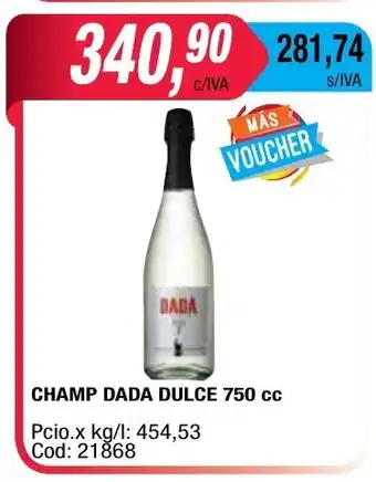 Maxiconsumo Dada Dulce Champ 750cc oferta