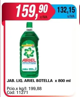 Maxiconsumo Ariel Jabon Liquido Botella x 800ml oferta