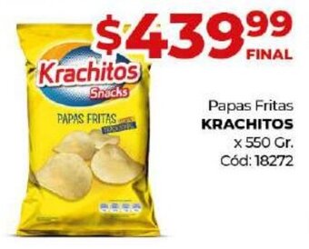Diarco Krachitos Papas Fritas x 550 Gr. oferta