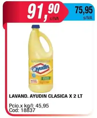 Maxiconsumo Ayudin Clasica Lavandina x 2lt oferta
