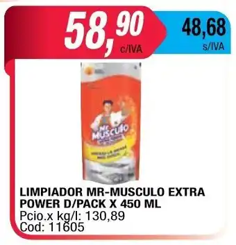 Maxiconsumo Mr. Musculo Extra Powe Limpiador D/pack x 450ml oferta