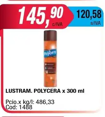 Maxiconsumo Polycera Lustramuebles x 300ml oferta