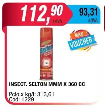 Maxiconsumo Selton Mmm Insect. x 360cc oferta