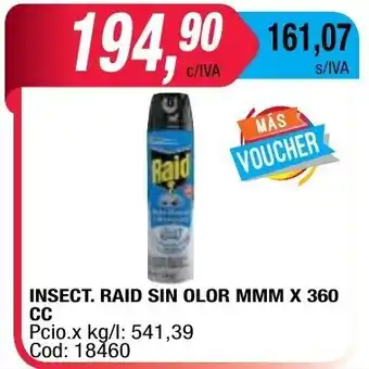 Maxiconsumo Raid Sin Olor Mmm Insect. x 360cc oferta