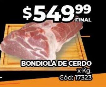 Diarco Bondiola de Cerdo x Kg. oferta