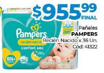 Diarco Pampers Pañales Recién Nacido x 36 Un. oferta