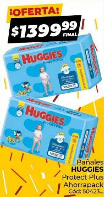 Diarco Huggies Pañales Protect Plus Ahorrapack oferta