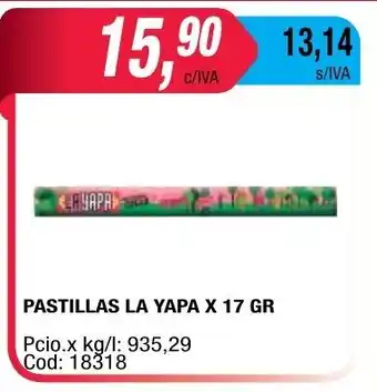 La Yapa Pastillas x 17gr