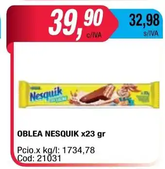 Maxiconsumo Nestle Nesquik Oblea x23gr oferta