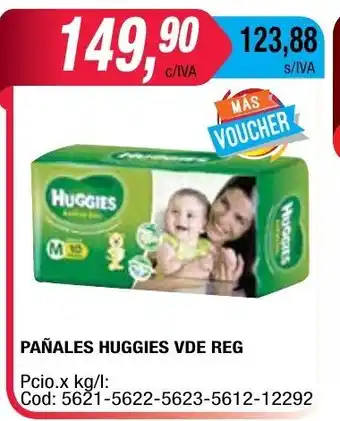 Maxiconsumo Huggies Pañales Vde Regular oferta