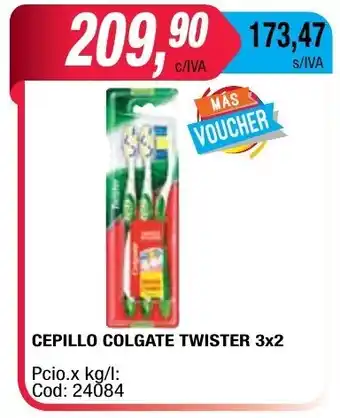 Maxiconsumo Colgate Twister Cepillo 3x2 oferta