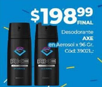 Diarco Axe Desodorante En Aerosol x 96 Gr. oferta