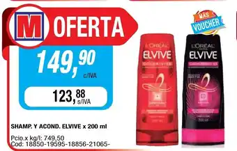 Maxiconsumo Elvive Shampoo y Acondicionador x 200ml oferta