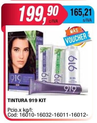 Maxiconsumo 919 Tintura Kit oferta