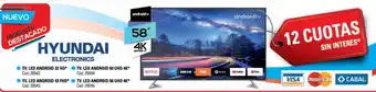 Maxiconsumo Hyundai TV Led Android 58" oferta
