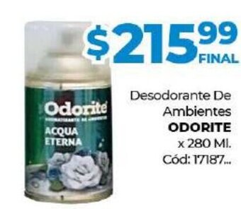 Diarco Odorite Desodorante De Ambientes x 280 ml oferta