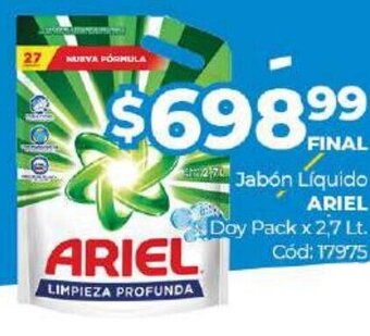 Diarco Ariel Jabón Líquido Doy Pack x 2.7 Lt. oferta