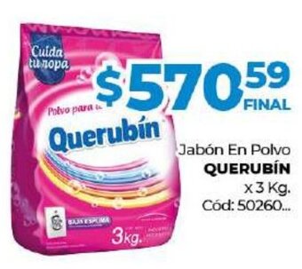 Diarco Querubín Jabón En Polvo x 3 Kg. oferta