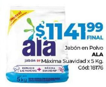 Diarco Ala Jabón En Polvo Máxima Suavidad x 5 Kg oferta