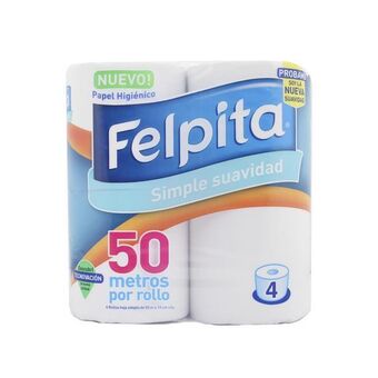 Coto P.higienico x4 rollos 50 m felpita paq 12 m2 oferta