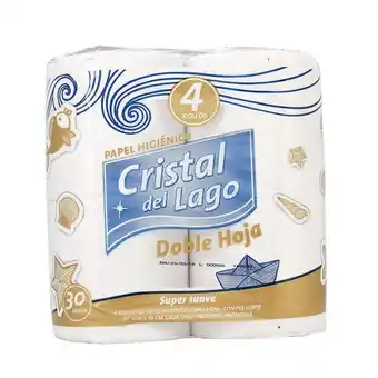 Coto Papel higiénico cristal del lago doble hoja paquete 4 unidades oferta