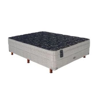 Frávega Sommier y colchón de resortes 2 plazas springwall 140x190cm mcb 115 oferta