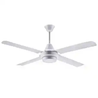 Megatone Ventilador de techo blanco 4 aspas plafon led tivoli oferta