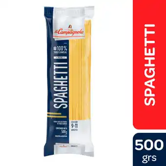 Walmart La Campagnola Spaghetti 500gr oferta
