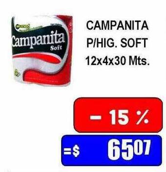 Dulcenter Campanita P Hig Soft oferta