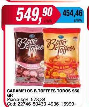 Maxiconsumo Caramelos B Toffees Todos oferta