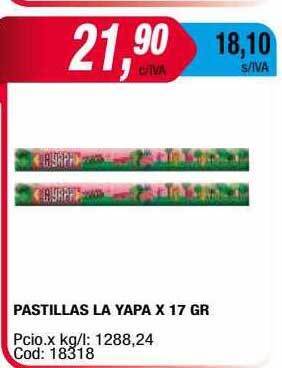 Maxiconsumo Pastillas La Yapa oferta
