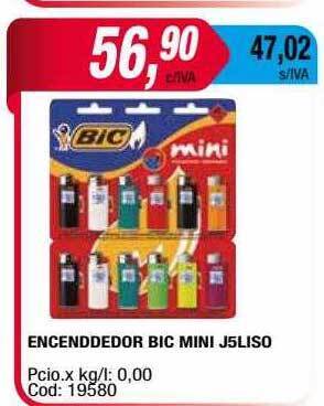 Maxiconsumo Encendedor Bic Mini J5liso oferta