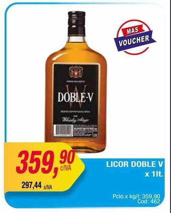 Maxiconsumo Licor Doble V oferta