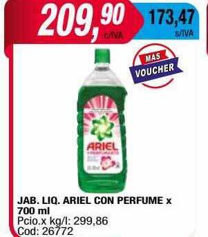 Maxiconsumo Jab. Liq. Ariel Con Perfume oferta